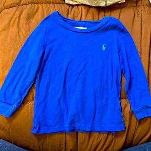 Blue Long Sleeve Polo Size 18 Month